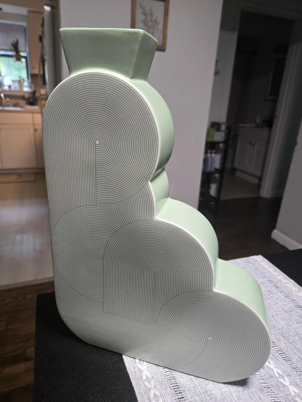 Jonathan Adler Pompidou Vase in a light green porcelain